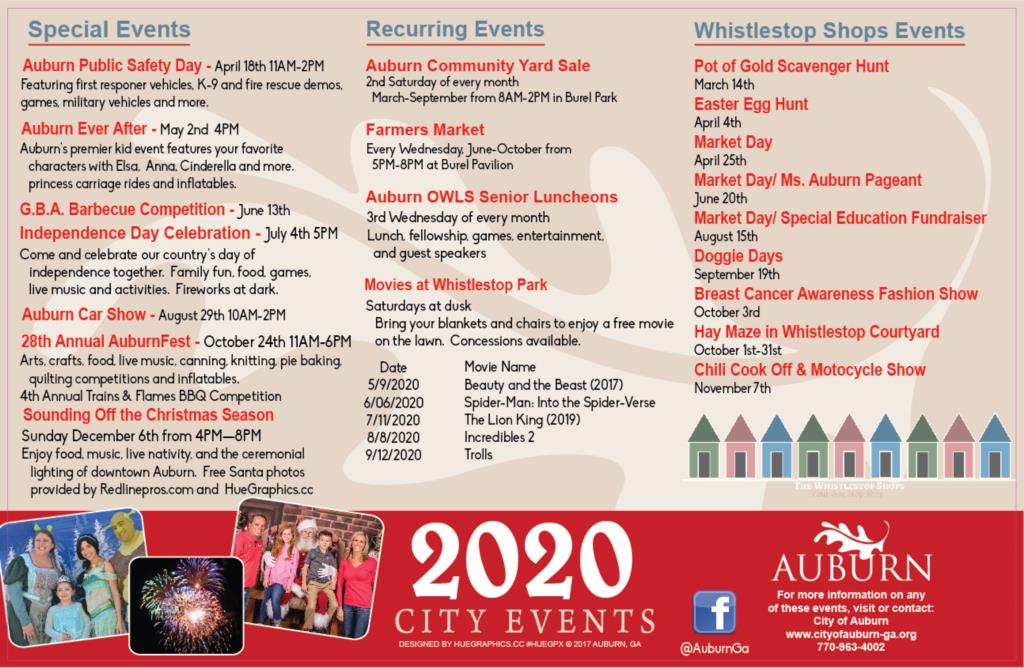 auburn christmas events 2020 Auburn Ga Events auburn christmas events 2020